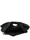 Douuod Bow-motif Tote Bag In Black