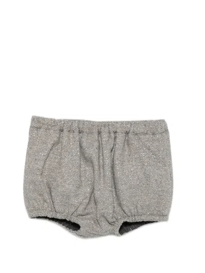 Douuod Babies' Bow-detail Bloomers In Gray