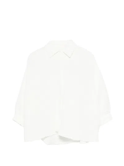 Douuod Kids' Button-up Shirt In White