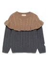 Douuod Cable-knit Sweater In Grey