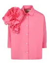 Douuod Long-sleeved Shirt In Pink