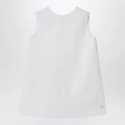 Douuod Camomilla Ivory Dress With Bow In White