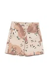 Douuod Camouflage-pattern Shorts In Neutral