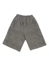 Douuod Checked-pattern Shorts In Gray