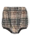 Douuod Checkered Shorts In 褐色