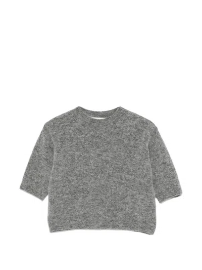 Douuod Kids' Crew-neck Sweater In Gray