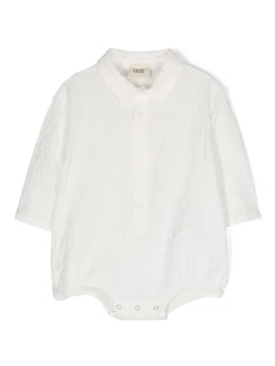 Douuod Babies' Crinkled-finish Body In White