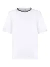 Douuod Crystal T-shirt In White