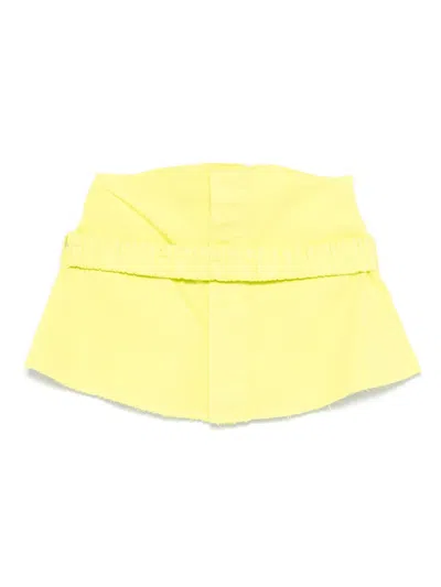 Douuod Kids' Denim Skirt In Green