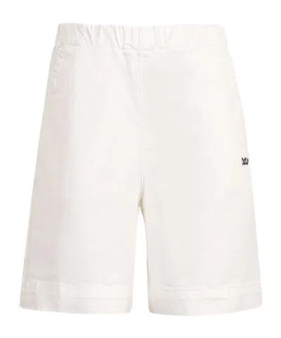 Douuod Kids' Elastic Waist Shorts In White