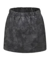 Douuod Elastic Waist Skirt In Black