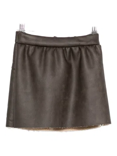 Douuod Kids' Elastic-waistband Skirt In Black