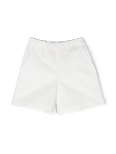 Douuod Kids' Elasticated Waistband Shorts In White