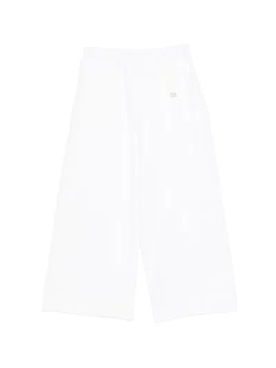 Douuod Kids' Elasticated Trousers In White