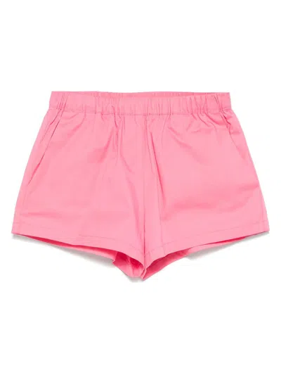 Douuod Kids' Elasticated-waist Shorts In Pink