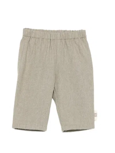 Douuod Babies' Elasticated-waistband Trousers In Gray