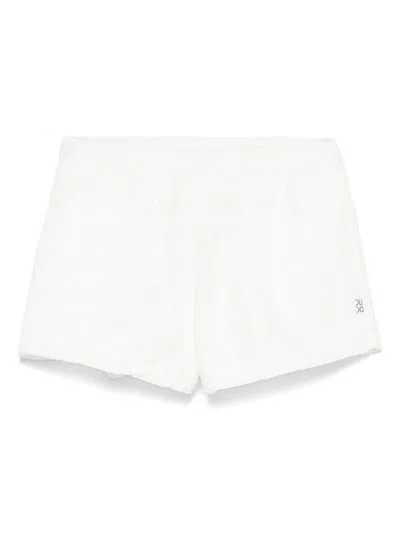 Douuod Kids' Embroidered Shorts In White