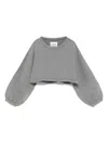 Douuod Cotton Sweatshirt In Gray