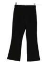 Douuod Flared Trousers In Black