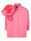 Douuod Long-sleeved Shirt In Pink