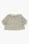 Douuod Floral Patterned Crew-neck Blouse