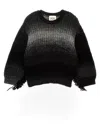 Douuod Fringed Sweater In Gray
