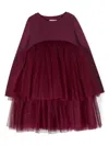 Douuod Glittler-embellished Tutu Dress In Purple