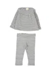 Douuod Grey Newborn Set For Baby Girl With Patch In Gray