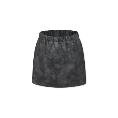 DOUUOD GREY SKIRT FOR GIRL WITH LOGO