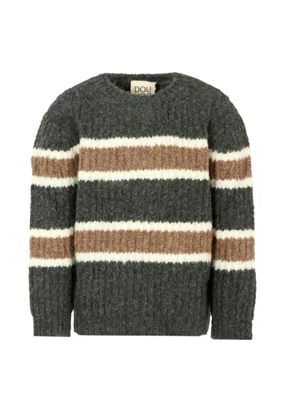 Douuod Kids' Grey Sweater For Girl In Gray