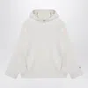 Douuod Ivory Cotton Blend Hoodie