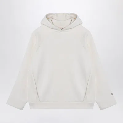 DOUUOD IVORY COTTON BLEND HOODIE