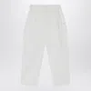 Douuod Ivory Cotton Pants