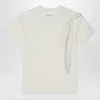 Douuod Ivory T-shirt With Bow In White