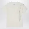 Douuod Ivory T-shirt With Bow In White