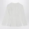 Douuod James Sweater In Ivory Cotton In White