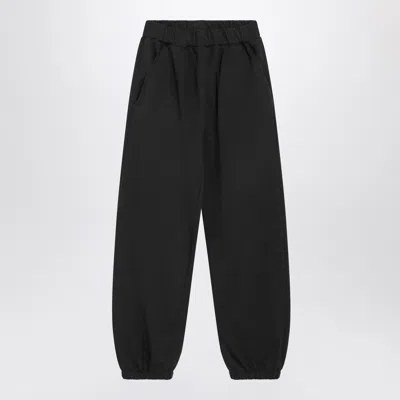 Douuod Jogging Trousers In Black Cotton