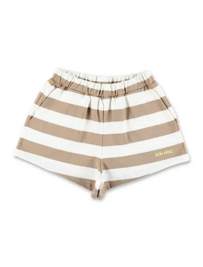 DOUUOD KID - STRIPED SWEATSHORTS