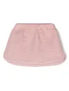 Douuod Knitted Mini Skirt In Pink