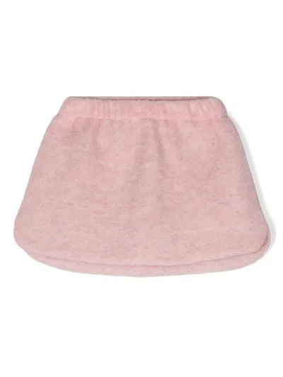 Douuod Kids' Knitted Mini Skirt In Pink