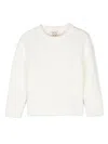 Douuod Knitted Sweater In White