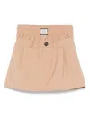 Douuod Layered-effect Skirt In Brown