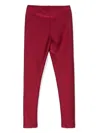 Shop Douuod Leggins Satinato In Red