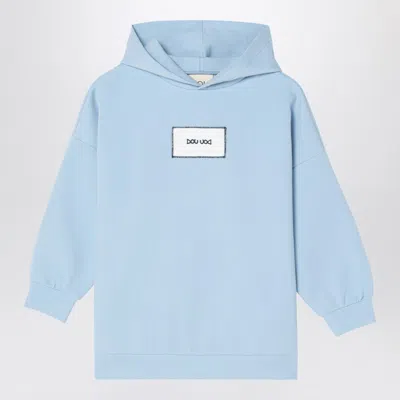 Douuod Light Blue Hooded Sweatshirt