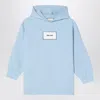 Douuod Light Blue Hooded Sweatshirt