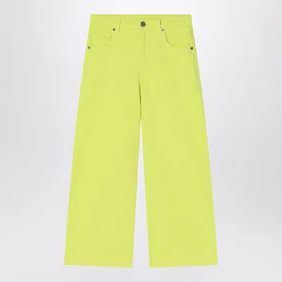 Douuod Lime Yellow Cotton Pants