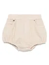 Douuod Logo-embroiderede Shorts In Neutrals