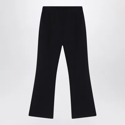 Douuod Logo Patch Mini Trousers In Black