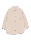 Douuod Logo-patch Shirt In Neutrals