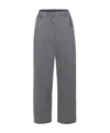 Douuod Logo-patch Track Pants In Gray